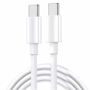 Bervolo® USB-C to USB-C Charging Cable, PD 60W, Fast Charging for Any USB-C Laptop, Phone, or Tablet, 1 M, White