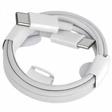 Bervolo® USB-C to USB-C Charging Cable, PD 60W, Fast Charging for Any USB-C Laptop, Phone, or Tablet, 1 M, White