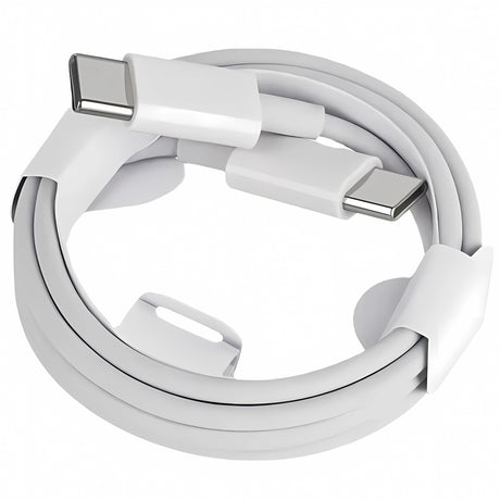 Bervolo® USB-C to USB-C Charging Cable, PD 60W, Fast Charging for Any USB-C Laptop, Phone, or Tablet, 1 M, White