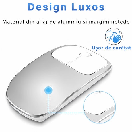 Dual Mouse Bervolo Metal X, Silver