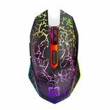 Bervolo® Spider Wireless Gaming Mouse, Dual Mode Bluetooth 5.2 & 2.4GHz, RGB, 6 Silent Buttons, 1600 DPI, Type-C Rechargeable, Compatible with Windows, MacOS, Linux, Ergonomic, Black