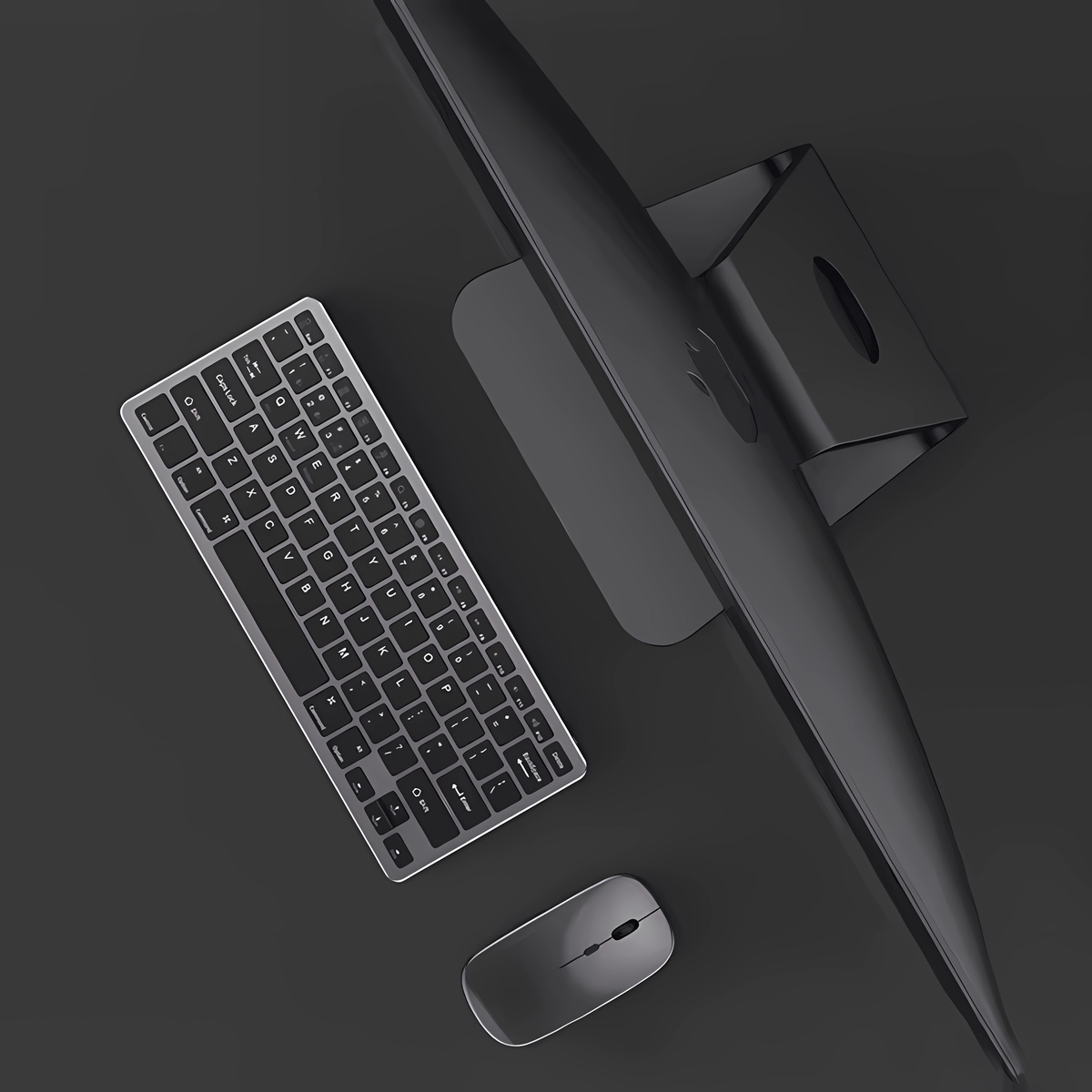Conn Keyboard Bervolo® Essential Slim Keyboard & Wireless Mouse Set, Triple Conn