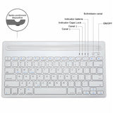 Bervolo Double Stand Keyboard, Silver