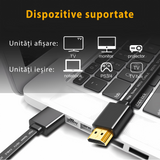 HDMI Cable Bervolo High-Speed with Ethernet, E 469776, AWM Style 30V VW-1, 50 cm