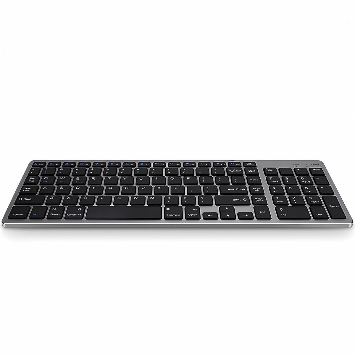 Bervolo Rechargeable Bluetooth Keyboard, Black