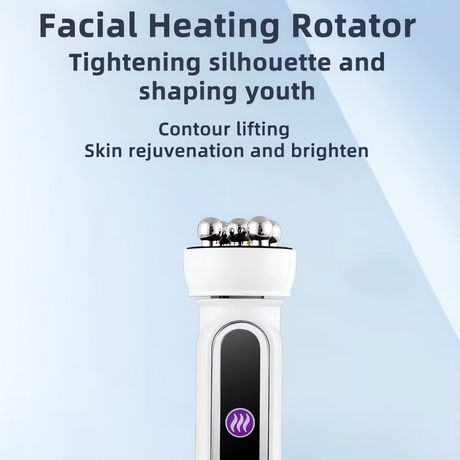 Professional Facial Care Device, Bervolo® Pandora, Mesotherapy, Lifting, Anti-Wrinkle, Microcurrent, LED Light, 360° Massage, Lymphatic Drainage, Ultrasound, Thermal Function, White