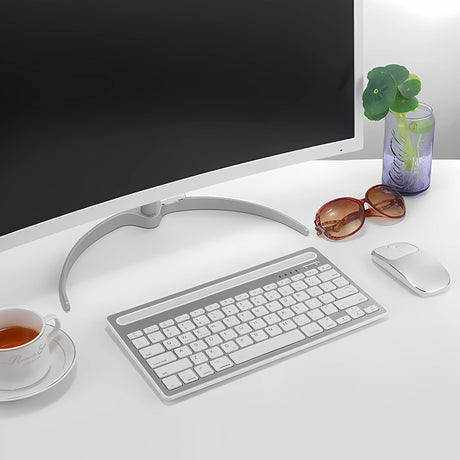 Bervolo Double Stand Keyboard, Silver