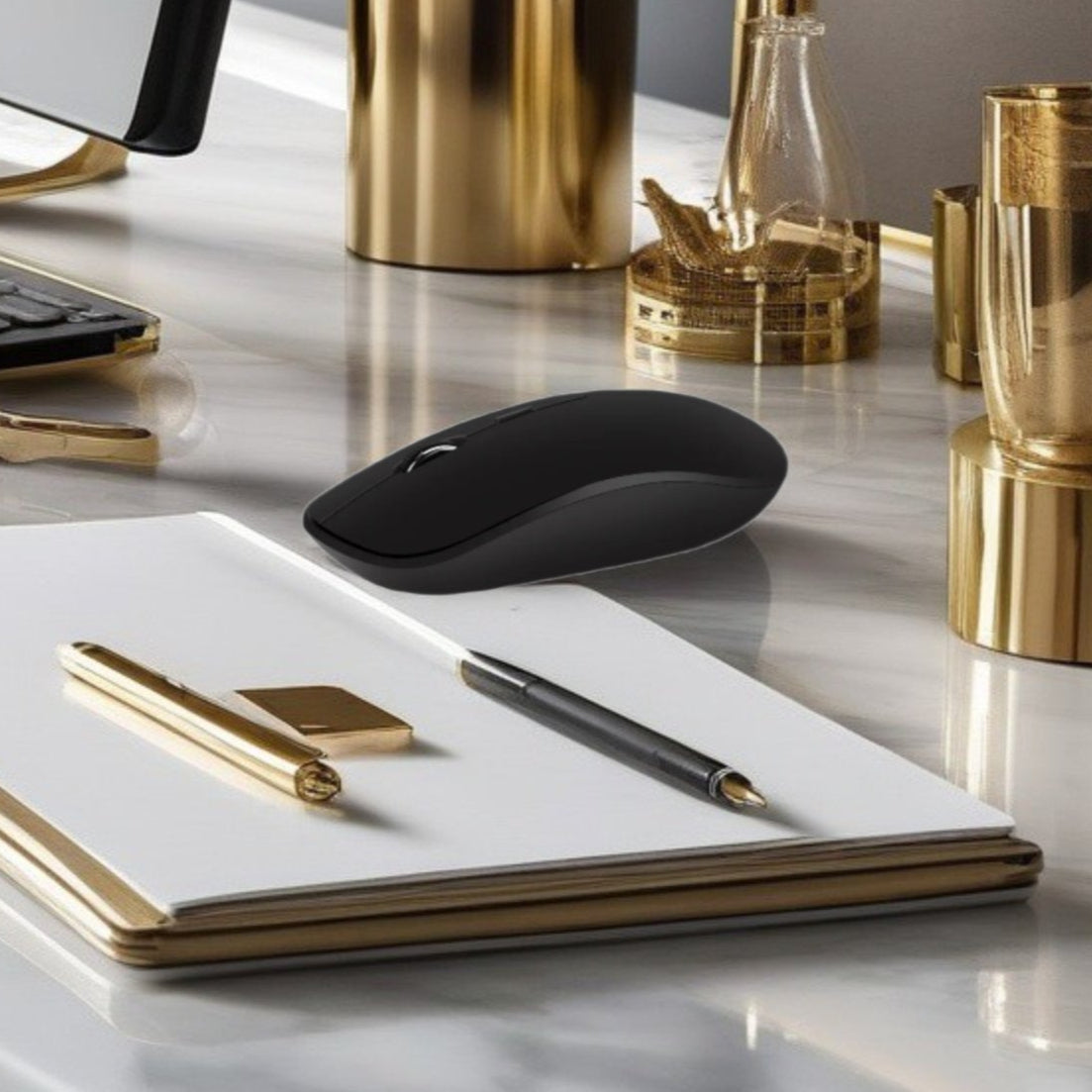 Bervolo Combo Keyboard and Mouse, Gray